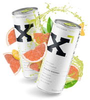 Cans of Exponent Energy - Sector C Plant - Based Energy Drink